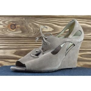 Jessica Bennett Women Sz 8 M Brown Wedge‎ Leather Shoes JNEO